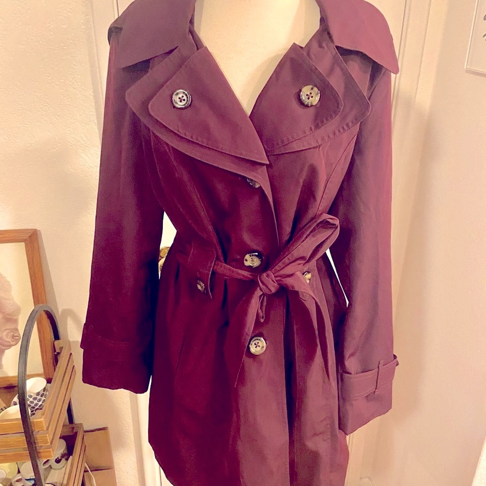 London Fog double breasted trench coat